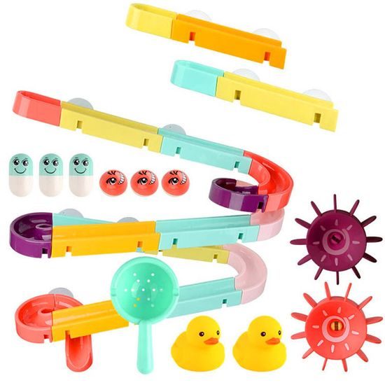 Dětská kuličková dráha do vany Kačenky 44 dílků