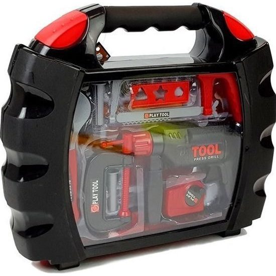 Dětská sada nářadí pro kutily v černém kufříku