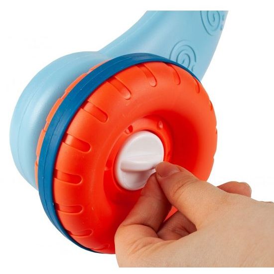 Interaktivní chodítko s hracím stolečkem Music Stroller 2v1 modré