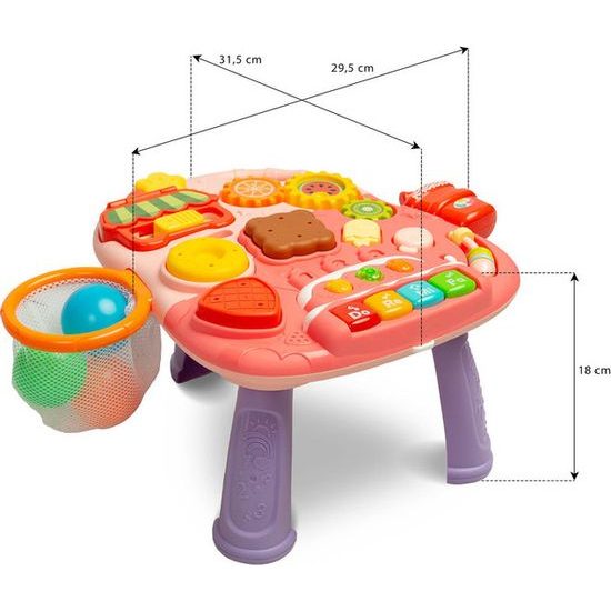 Multifunkční dětské chodítko Toyz 5v1 tyrkysové