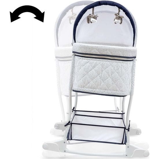 Milly Mally Multifunkční dětská postýlka Dream On - Grey