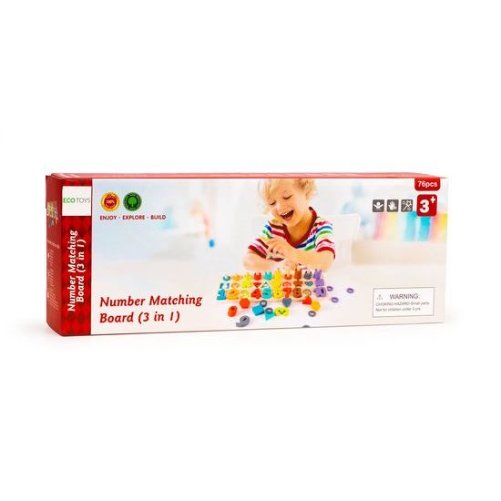 Ecotoys dřevěné edukační počítadlo Wooden Sorter