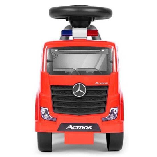 Dětské mini odrážedlo se zvuky Mercedes Actros - červené