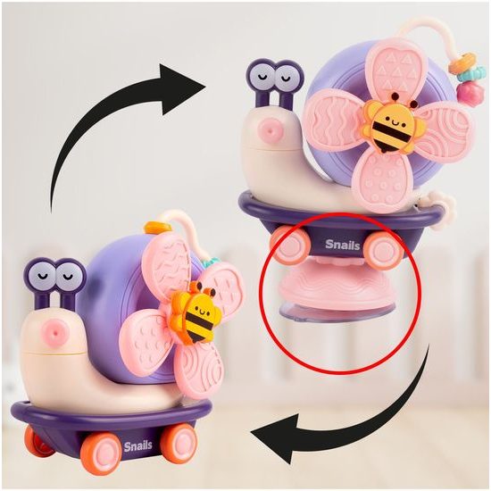 Interaktivní větráček pro děti Windmill Snail