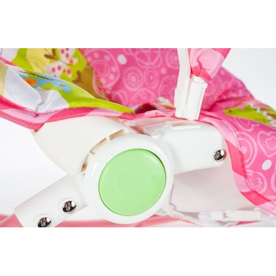 Kojenecké lehátko 3v1 s vibracemi Myška - růžové