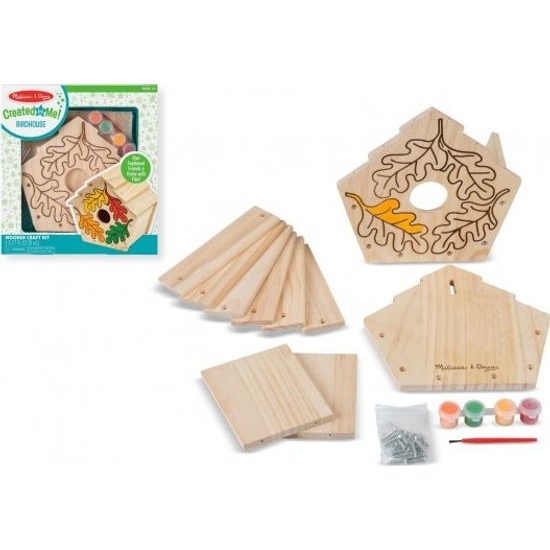 Kreativní sada - Vyrob si ptačí budku