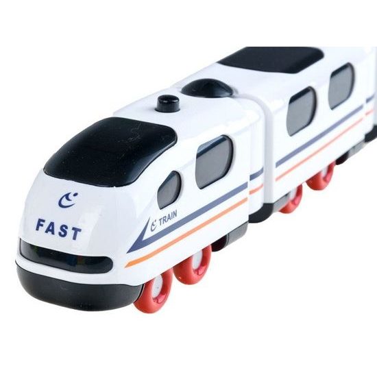 Stavebnicová vláčkodráha pro nejmenší se zvukem Iron Horse 74 součástí