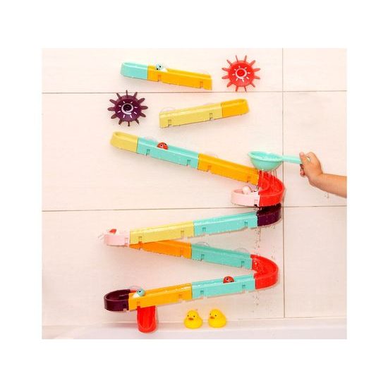 Dětská kuličková dráha do vany Kačenky 44 dílků