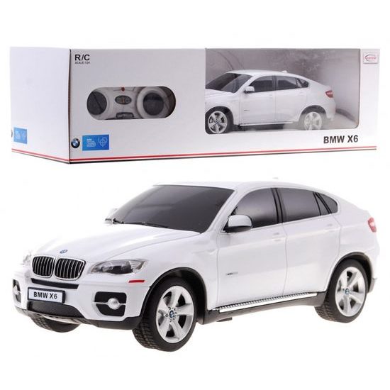 Rastar auto na dálkové ovládání BMW X6 1:24 bílé