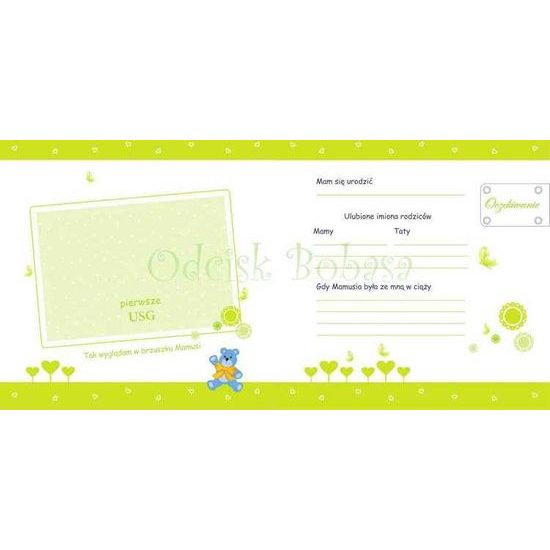 Fotoalbum - Můj 1.rok - otisk miminka