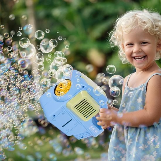 Dětská sekačka s bublifukem 2v1 Bubble Maker - modrá