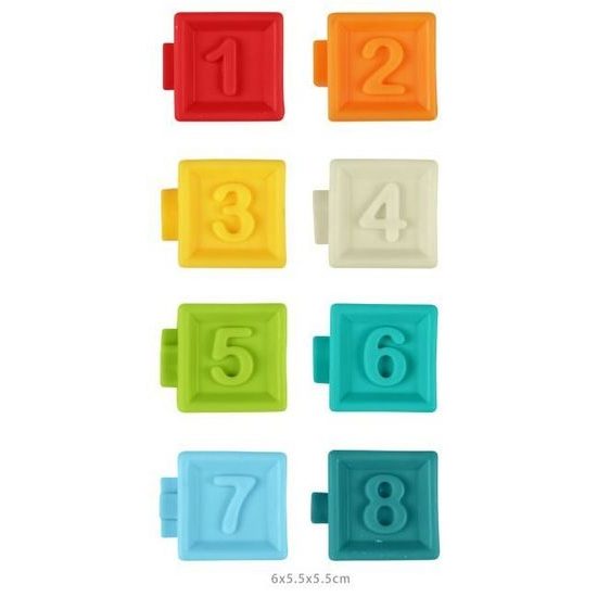 Haunger senzorické kostky pro nejmenší Textured Blocks 8 kusů