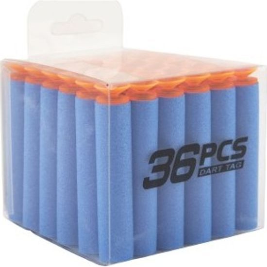 Náhradní pěnové náboje do pistole 36ks s přísavkami - mix 4 barvy