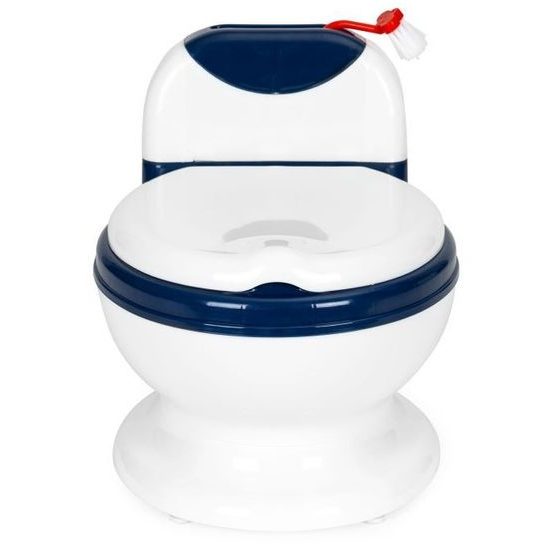 Ecotoys dětský nočník modro-bílý