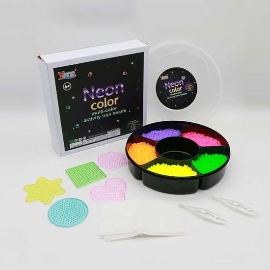 Neónové zažehlovací korálky Neon Iron Beads 7500 kusů