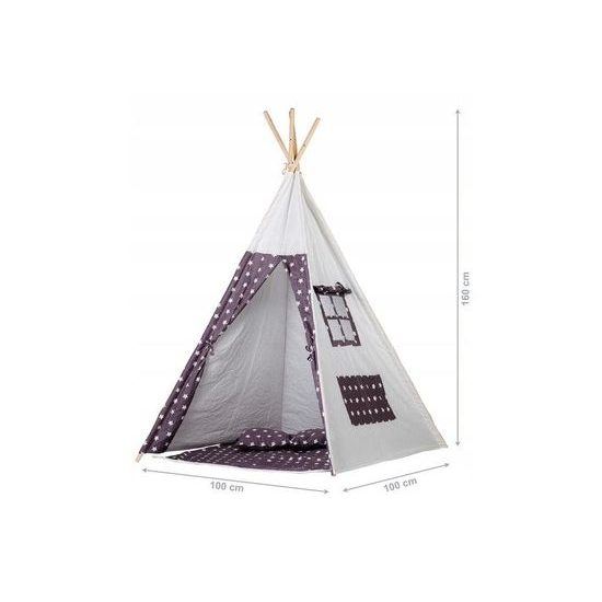 Ecotoys dětský indiánský stan TeePee Polární noc