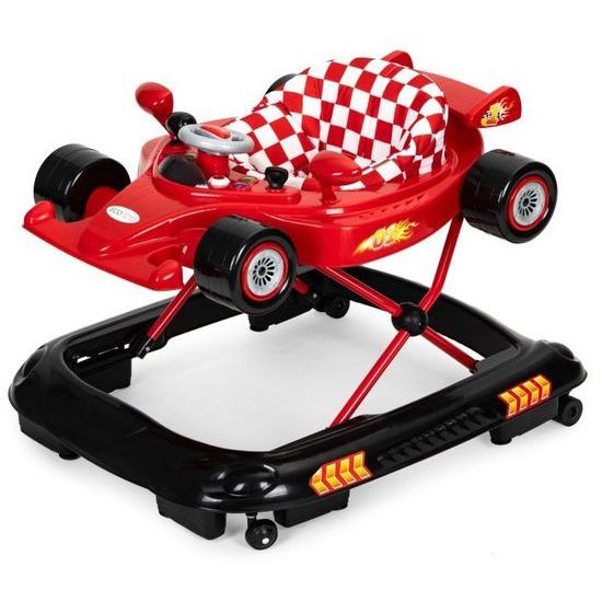 Ecotoys dětské vzdělávací chodítko Formule - červené