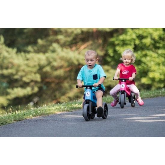 Odrážedlo FUNNY WHEELS Rider Sport růžové 2v1