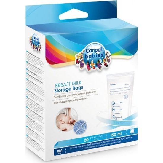 Canpol Babies Sáčky Canpol Babies k uchovávání odsátého mléka 20ks