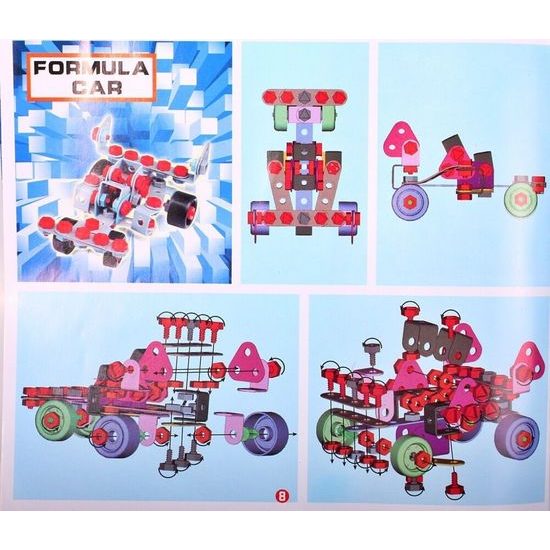 Konstrukční stavebnice s vrtačkou na baterie Junior Blocks 280 dílků