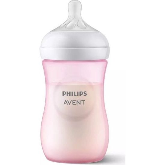 Philips Avent kojenecká láhev Natural 260ml - růžová