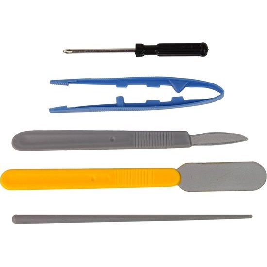 Doris dětský mikroskop na baterie s příslušenstvím Little Scientific žlutý