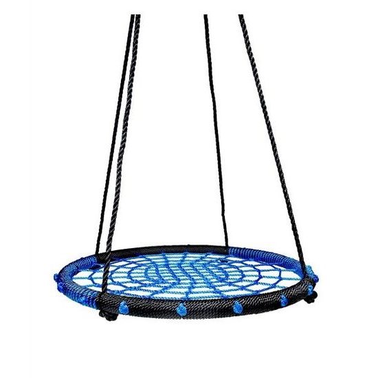 Houpací kruh modrý 80 cm provazová výplň