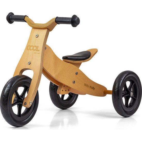 Dětské multifunkční odrážedlo 2v1 Milly Mally Cool Natural