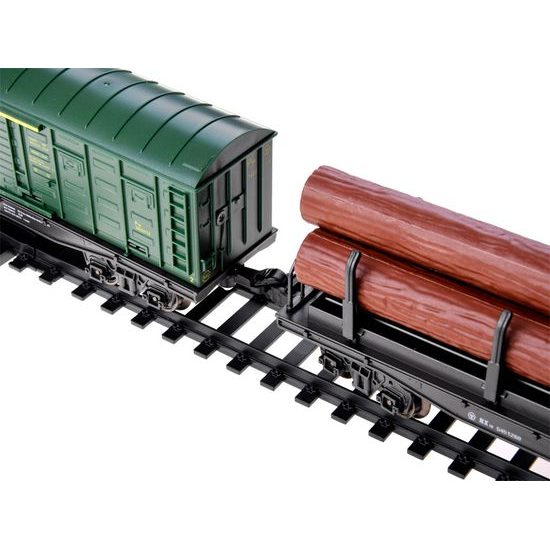 XXL vláčkodráha na baterie s kouřovými a světelnými efekty Steam Train