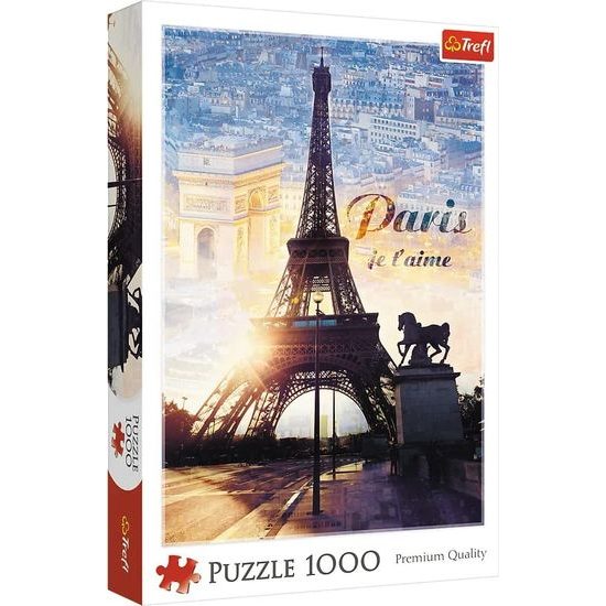 Puzzle Paříž o soumraku 1000 dílků