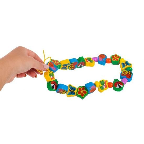 Sada dřevěných korálků Marine Beads 80 kusů