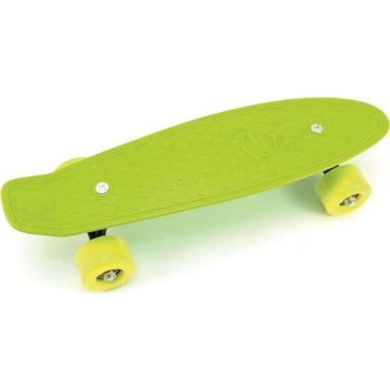 Skateboard - pennyboard - zelená, žlutá kola
