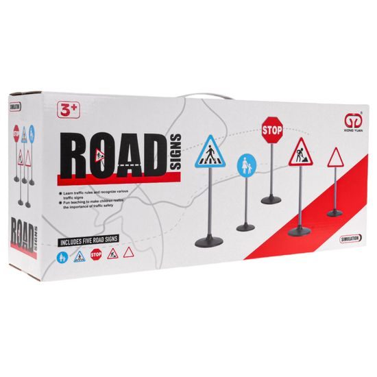 Dětské dopravní značky 70 cm Road Signs - 5 kusů