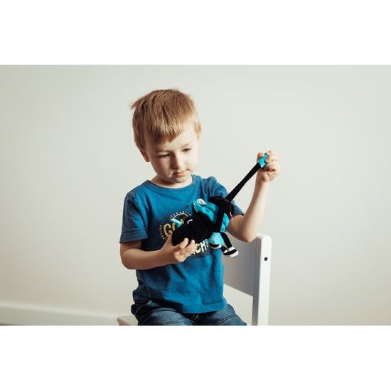 Kontrastní vibrující jednorožec modrý