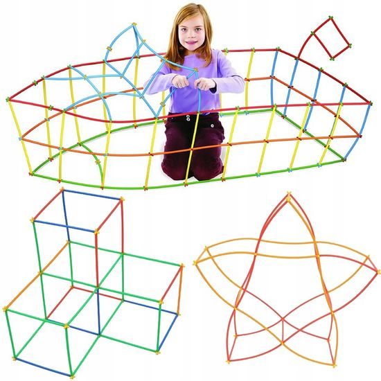 Kreativní stavebnice ze slámek Straws Blocks 700 dílků