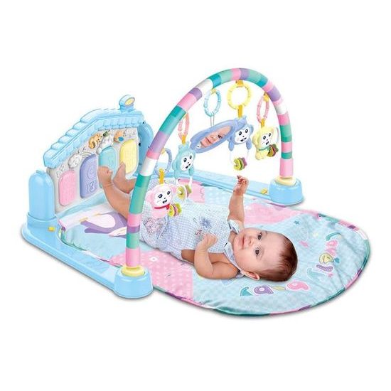 Haunger hrací deka s piankem Fitness Rack modrá