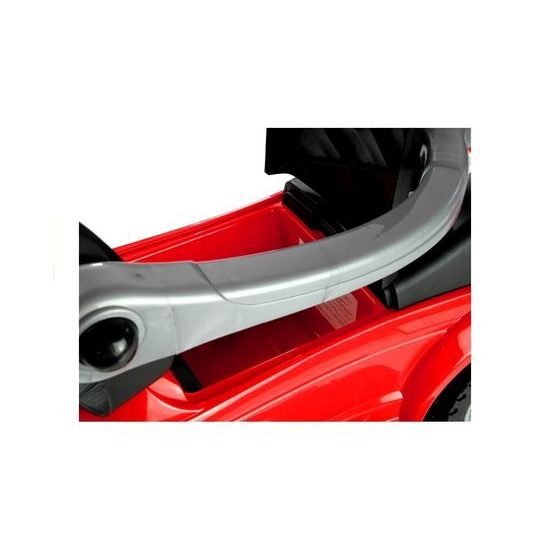 Odrážedlo Range Rover s vodící tyčí 3v1 červené