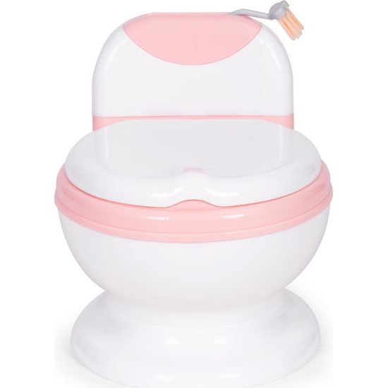 Ecotoys dětský nočník růžovo-bílý