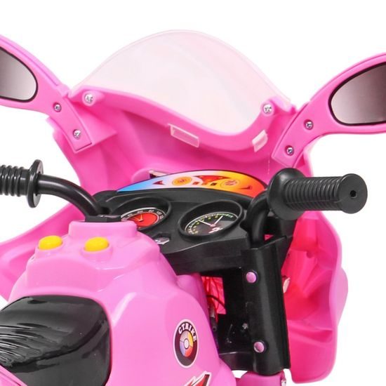 Dětská elektrická tříkolka Racing Pink