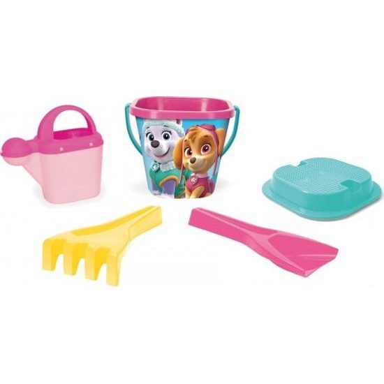 Sada na písek 5ks Paw Patrol/Tlapková patrola růžová