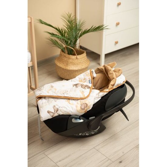 Dětská zavinovačka do autosedačky XL Sensillo Velvet - sladké sny