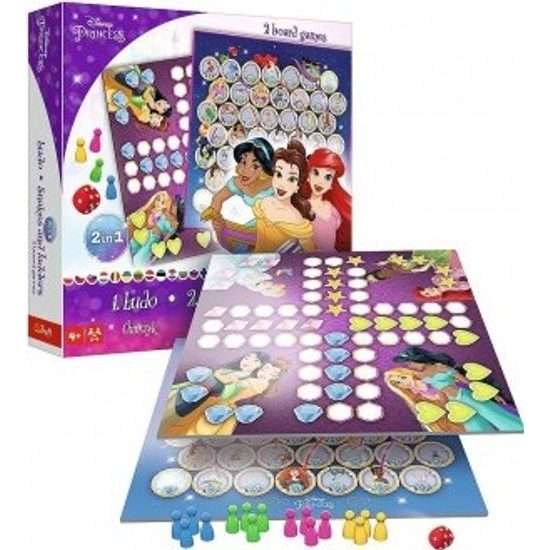 Soubor her 2v1 Člověče, nezlob se, Hadi a žebříky - Princezny