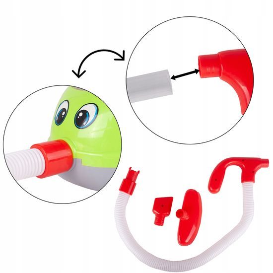 Dětský vysavač na baterie se světlem Little Cleaner zelený