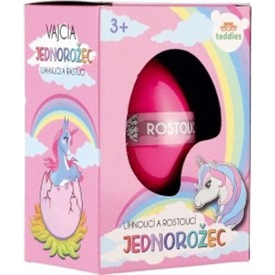 Vejce líhnoucí a rostoucí jednorožec