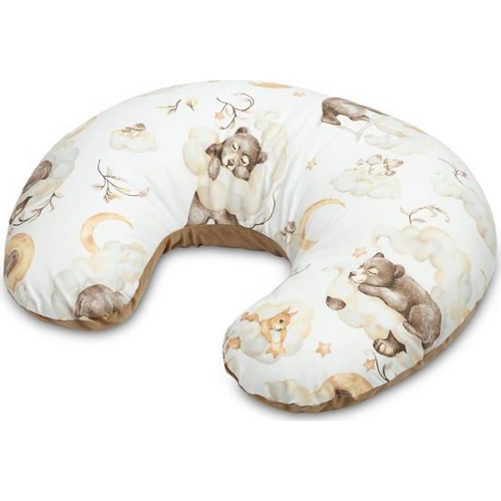 Kojící polštář ve tvaru U velvet - sladké sny