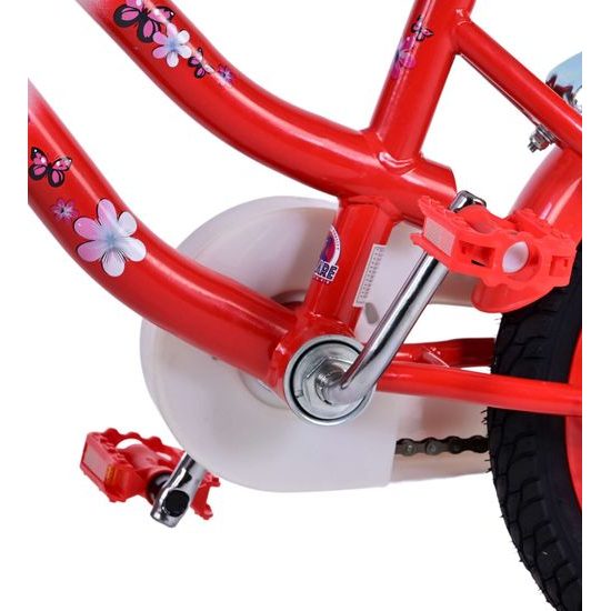 SMONTOVÁNO Dětské kolo Volare Lovely červeno-bílé 14"