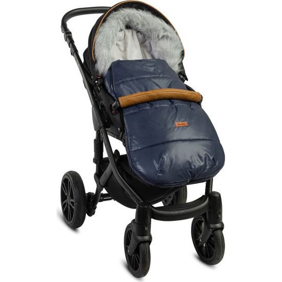 Zimní fusak do kočárku Orso granátový perla
