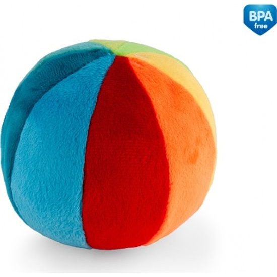 Canpol Babies Canpol babies Plyšový edukační míček s rolničkou - vícebarevný