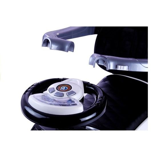 Odrážedlo Range Rover s vodící tyčí 3v1 bílé