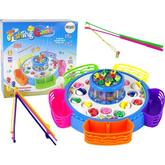 Barevná rybářská arkádová hra